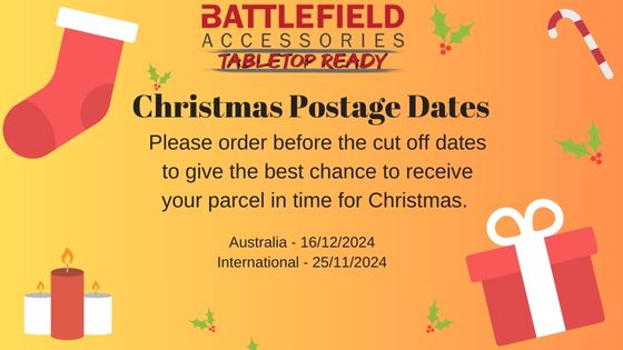 2024 Christmas Shipping cut off dates - Battlefield Accessories