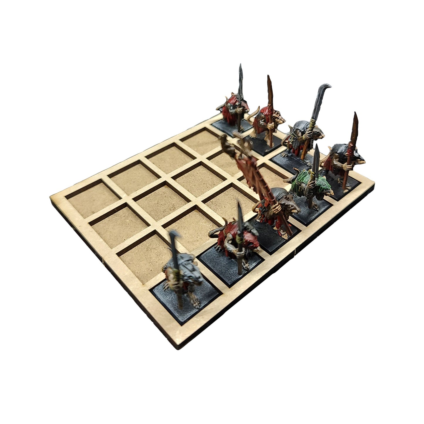 20 to 25mm conversion Square Base Movement Trays - Battlefield Accessories