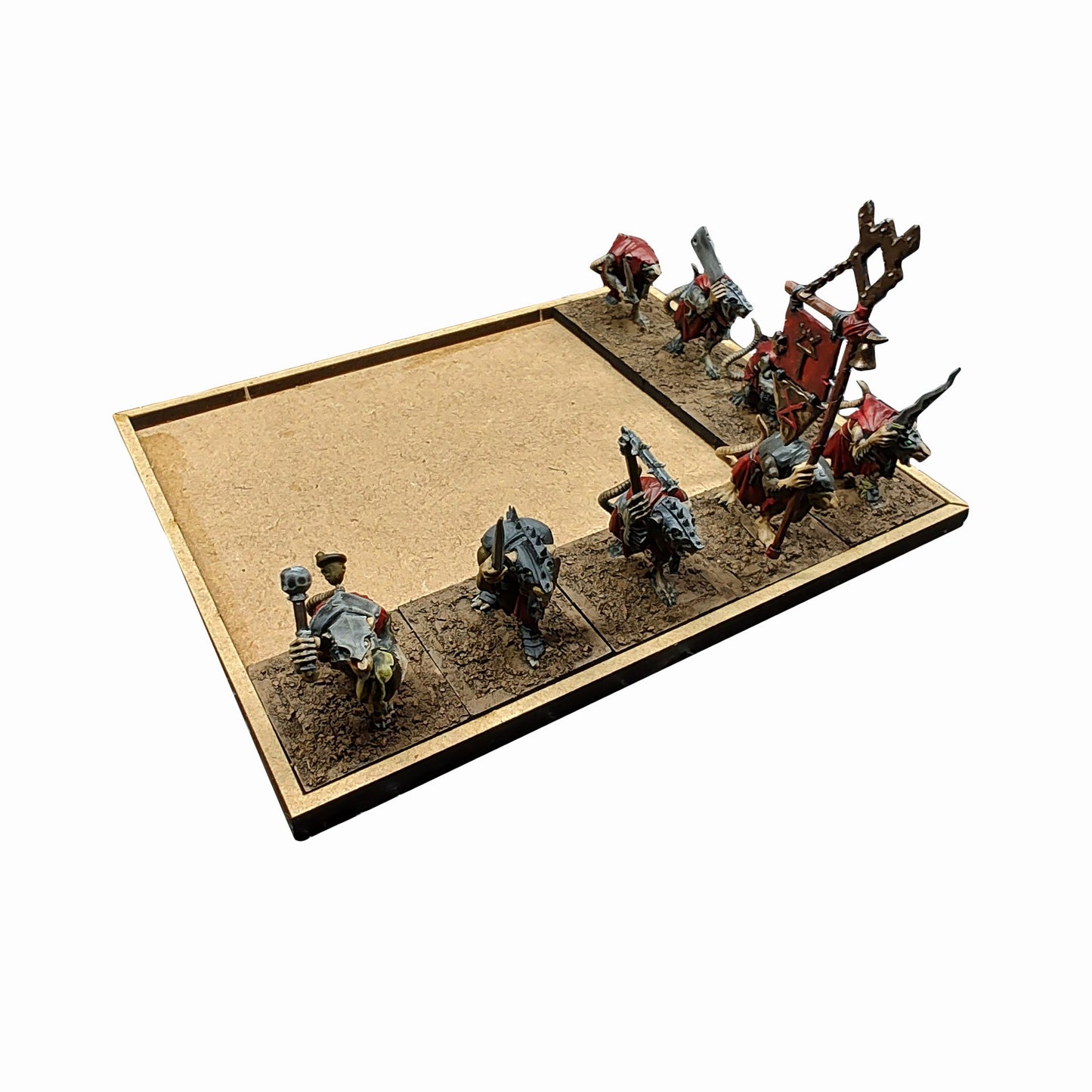 25mm Square Base Movement Trays - Battlefield Accessories