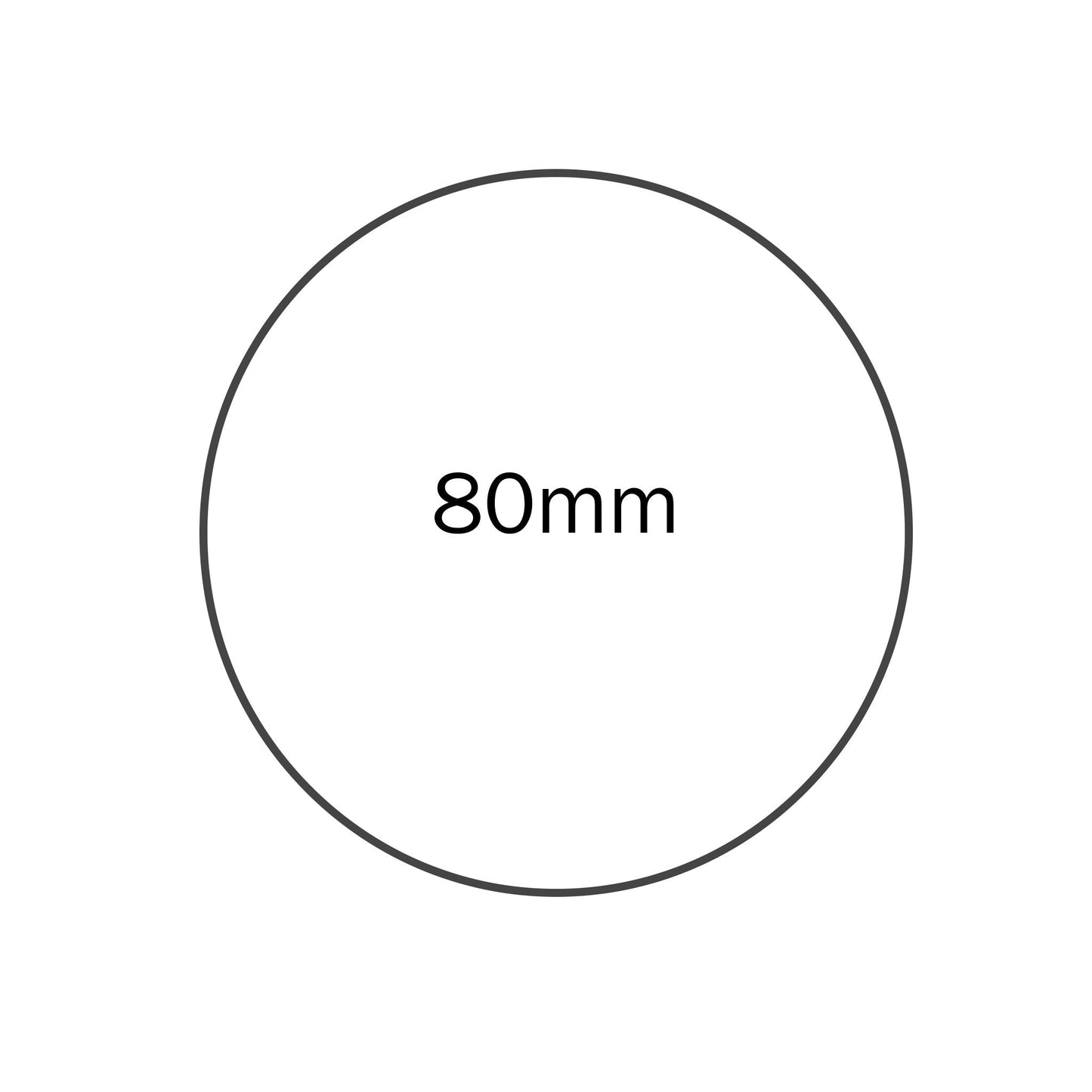 80mm Round Base - Battlefield Accessories