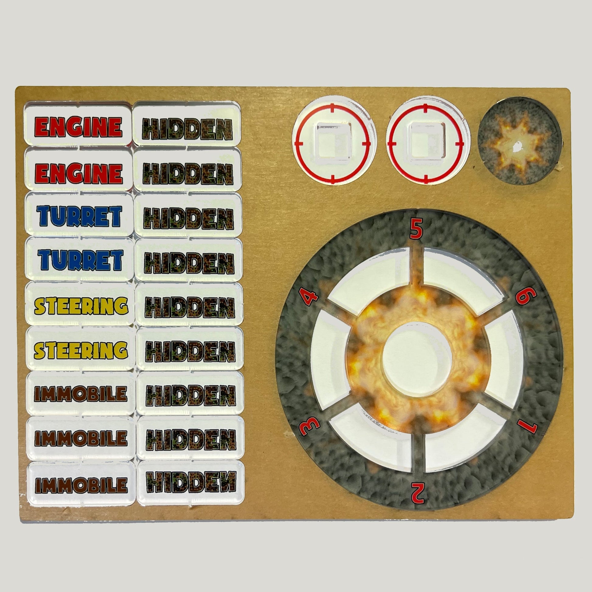 Bolt Action v3 Tokens and Template - (TTR) - Battlefield Accessories