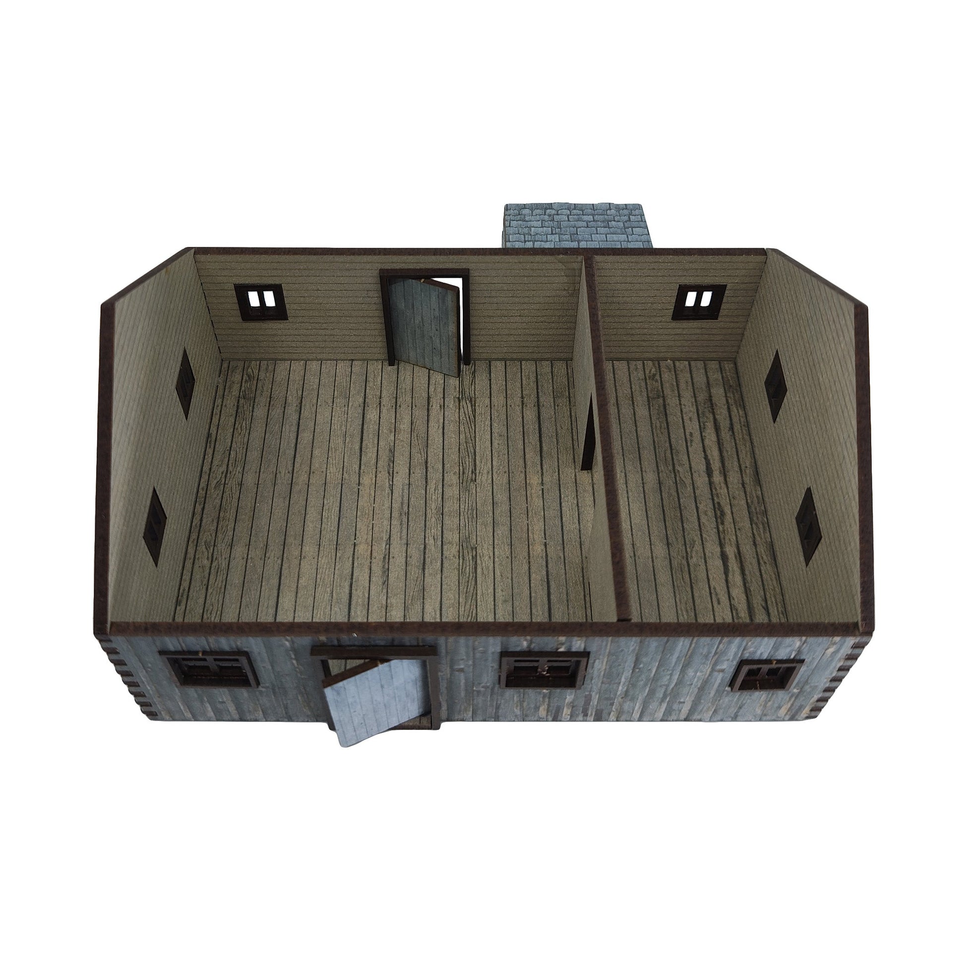 Village House 2 Wood - 28mm (TTR) - Battlefield Accessories